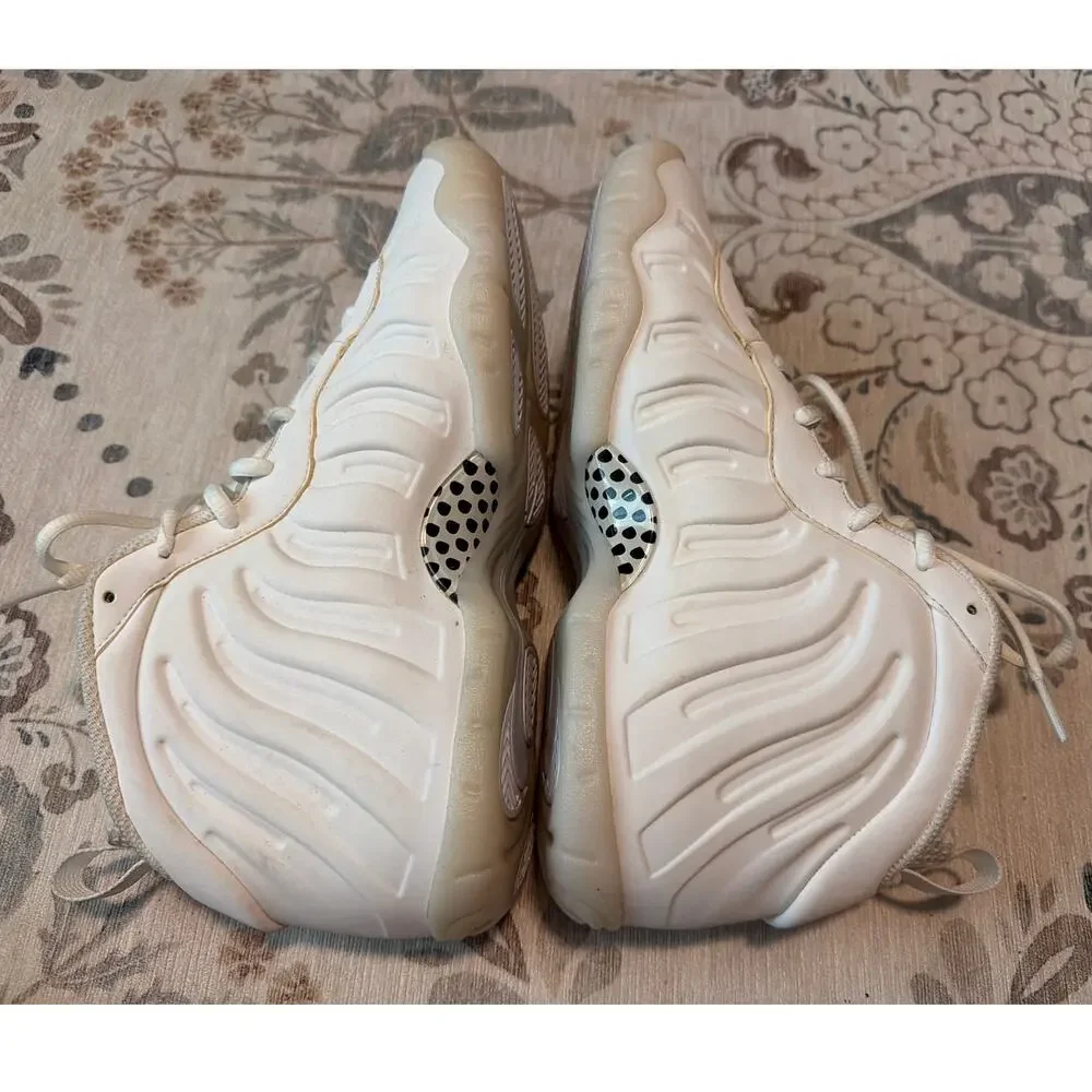 Nike Little Posite One GS Triple White Size 7Y Foamposite HQ1959-100 VNDS No Box
